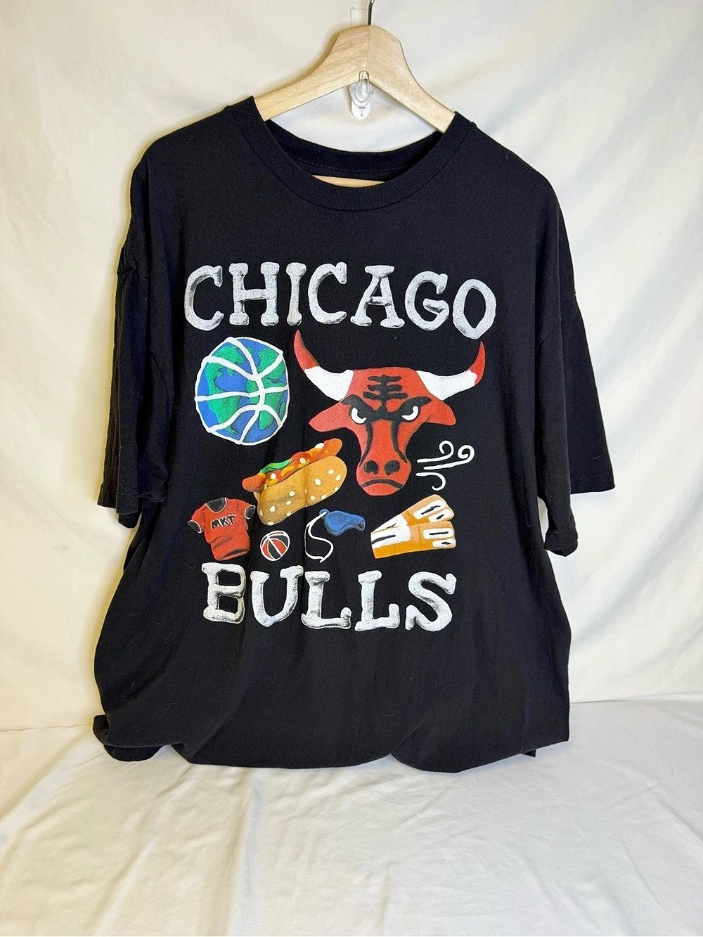 NBA Chicago Bulls Graphic Short Sleeve Tee XXL Like New